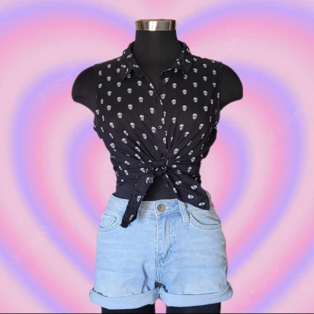 Country Skull Top
